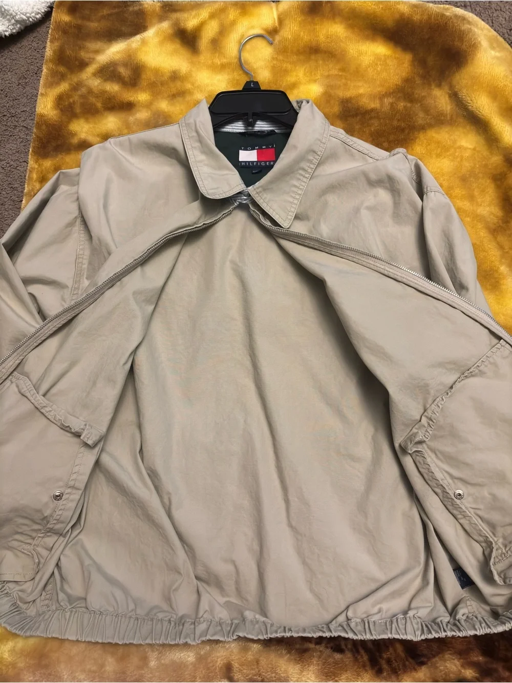 Tommy Hilfiger Beige Lightweight Zip Jacket